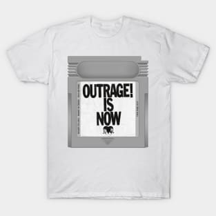 Outrage! Is Now Game Cartridge T-Shirt